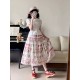 Miss Point Parfait Strawberry Tea Skirt(Reservation/3 Colours/Full Payment Without Shipping)